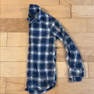 PACSUN distressed flannel